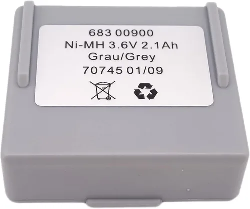 Vista 3 de Batería recargable 68300900 de 3.6 V 2.1 Ah Ni-MH Grau/Gris para control remoto HETRONIC 683 00900 batería, 2100 mAh