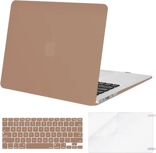 Vista 17 de MOSISO Funda compatible con MacBook Air de 13 pulgadas (modelos: A1369 y A1466, versión anterior 2010-2017), carcasa rígida de plástico, cubierta