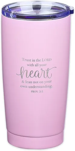 Vista 23 de Christian Art Gifts - Taza de viaje de acero inoxidable con aislamiento al vacío de doble pared de 18 oz, color negro mate, con tapa para hombres