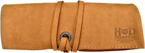 Vista 18 de Hide & Drink, Organizador de rollos de reloj de cuero hecho a mano de cuero de grano completo, con capacidad para hasta 4 relojes, fácil de llevar