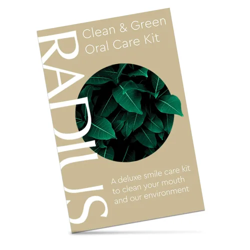 Vista 3 de RADIUS Clean & Green Kit de cuidado bucal de lujo