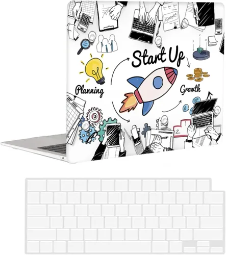 Vista 21 de Funda rígida compatible con MacBook Air de 15 pulgadas versión 2023 con chip M2 y pantalla de retina líquida de 15.3 pulgadas, funda protectora