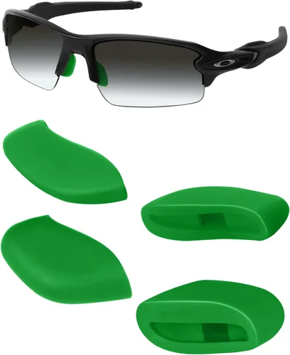 Vista 16 de Mryok Almohadillas de nariz de repuesto para Oakley Flak Draft/Flak 2.0/Flak 2.0 XL/Flak Jacket XLJ Sunglass - Opt Negro y Negro