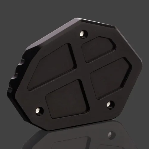 Vista 4 de Para BMW F750GS F850GS 2018-2023 F850GS Adventure 2019-2022 Motocycle CNC Aluminio Kickstand Side Stand Ampliación Pad F750 850 GS F850 GSA Negro
