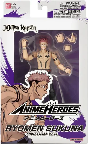 Vista 5 de ANIME HEROES - Jujutsu Kaisen - Ryomen Sukuna [Ver. Uniforme] Figura de Acción Jujutsu Kaisen - Figura de acción de héroes de anime de 6 pulgadas