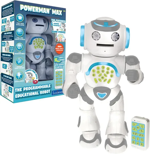 Vista 11 de LEXiBOOK, Disney Stitch, El Robot Interactivo de Surf de Stitch – Auto-Equilibrado, Efectos de Luz y Sonido, Juguetes Portátiles con Sensores