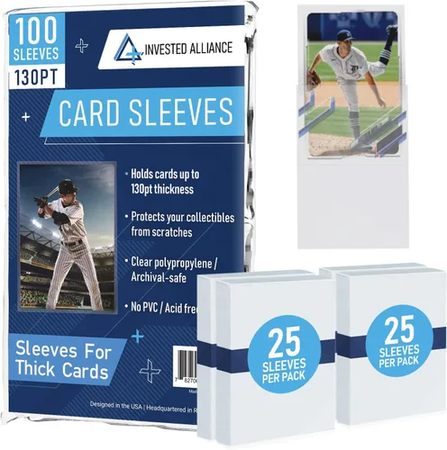 Vista 16 de Premium Penny Sleeves for Trading Cards Soft Trading Card Sleeves for Baseball Cards, Ultra Clear Plastic Pro Sports Card Sleeve, Football, MTG