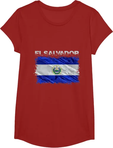 Vista 45 de Camiseta El Salvador, Negro