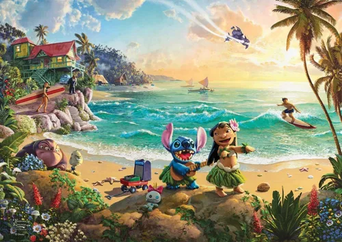 Vista 35 de MIGHTYPRINT Disney – La Bella Durmiente – Princesa Aurora y el Príncipe Felipe – Arte de pared duradero de 24 x 17 pulgadas – No hecho de papel