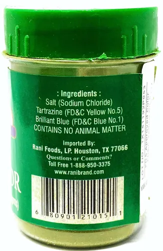 Vista 2 de Rani Green Food Color Indio 25gm (0.88oz) ~ Vegano