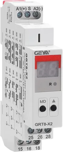 Vista 11 de Relé de tiempo multifunción 16A con 10 opciones de función relé AC/DC12V-240V (GRT8-M1, AC/DC12V-240V)
