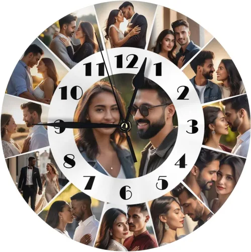 Vista 21 de Reloj de pared redondo 1776-2026, conmemorativo, silencioso, sin tictac, funciona con pilas, reloj de escritorio silencioso de cuarzo águila