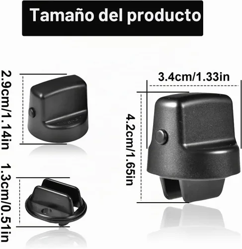 Vista 2 de Perilla de llave de encendido Compatible con botón de presión y giro para Mazda CX-9 2007-2015, Mazda 6 2006-2007, CX7 2007-2011 Reemplaza