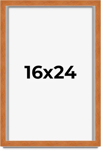 Vista 84 de Marco de 3 x 3 pulgadas de madera maciza de nuez y miel marrón con plexiglás acrílico UV, respaldo de tablero de espuma y accesorios para colgar