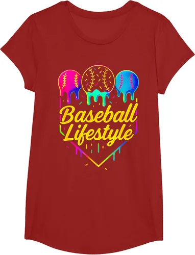 Vista 49 de Baseball Life Style 101 - Camiseta de béisbol para jóvenes