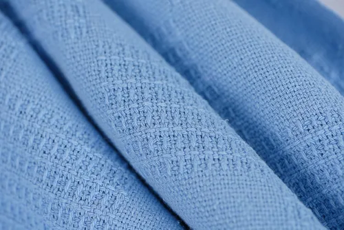 Vista 8 de Linteum Textile Hospital Manta térmica sin enganches, 100% algodón (74 x 100 pulgadas, azul)