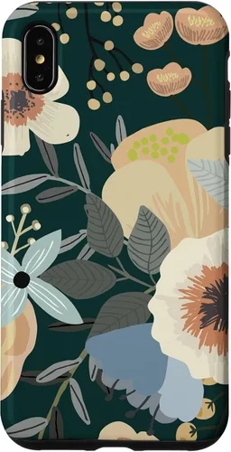 Vista 7 de Funda para iPhone 14 con diseño floral botánico de flores silvestres (bosque)