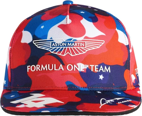Vista 2 de Sombrero Aston Martin Cognizant F1 Fernando Alonso Special Edition Kimoa USA GP Multicolor