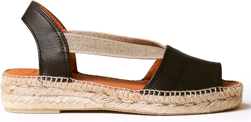 Vista 3 de Toni Pons Etna Mujer 'sleather Alpargatas sandalias Cuero negro