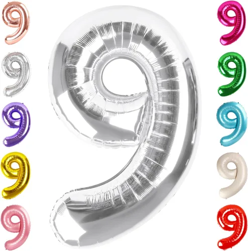 Vista 45 de Globos del números 0 de 40 pulgadas para formar los números 10, 20, 30, 40, 50, 60, 70, 80, 90, 100, para decoración de cumpleaños, bodas, eventos