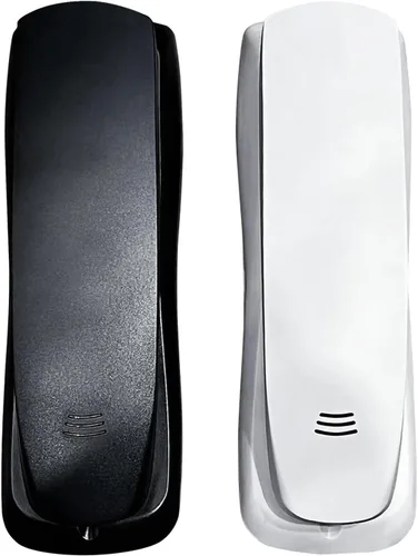 Vista 3 de Teléfono fijo Teléfono con cable Teléfono montado en la pared Mini Tamaño Teléfono fijo Teléfono de línea pequeña Teléfono alimentado por línea