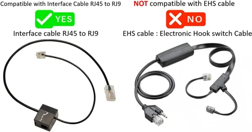Vista 6 de Enchufe USB Ordenador PC Laptop a RJ9 hembra Adaptador para auriculares Trabajo con Avaya Nortel Nt Yealink Viop POE NEC Mitel Office Escritorio
