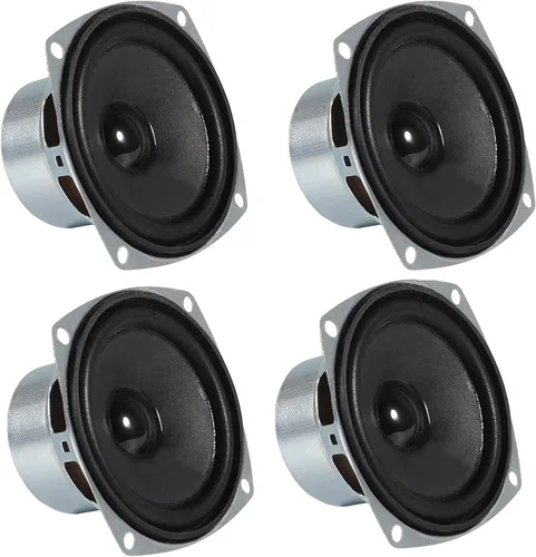 Vista 10 de 4 unidades de altavoz de audio de 4 ohmios, 3 W, 1.5 pulgadas, rango completo, woofer estéreo HiFi - Negro