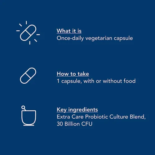 Vista 3 de Renew Life Paquete de probióticos para hombres y mujeres, suplementos privóticos para apoyo digestivo e inmunológico, estable en el almacenamiento