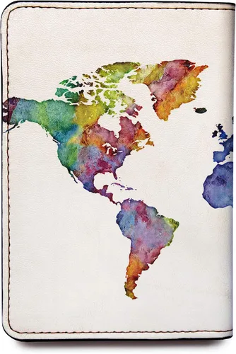Vista 2 de Wanderlust - Soporte para pasaporte de cuero para mujer