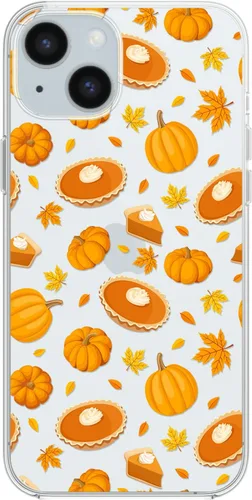 Vista 6 de Blingy's Funda para iPhone 15, lindo patrón de carlino divertido estilo perro divertido diseño de animales de dibujos animados diseño transparente