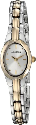 Vista 10 de Armitron Women's Oval Faceted Crystal Bracelet Watch