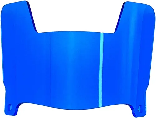 Vista 9 de Visera de casco de fútbol mini transparente con clips de ajuste universal para coleccionistas y exhibición
