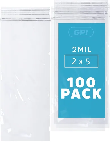 Vista 18 de GPI - Bolsas pequeñas con cremallera de 2 x 4 pulgadas, 1000 unidades, 2 mil, bolsas de plástico transparente con cierre de cremallera, con cierre