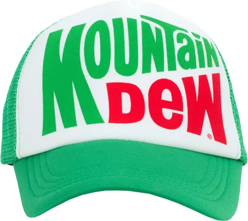 Vista 2 de Odd Sox, Divertida gorra de camionero, Pepsi, Mt. Dew, Sodas, gorra de béisbol novedosa para hombre