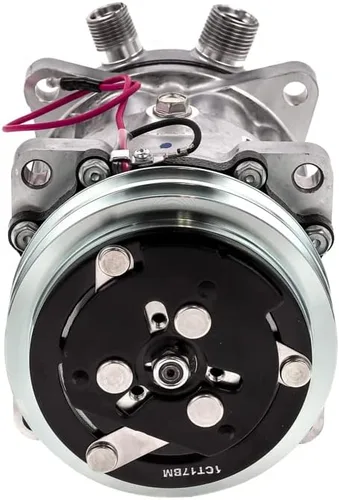 Vista 3 de OEM Sanden SD7H15 del compresor del A/C compatible con Western Star 3800