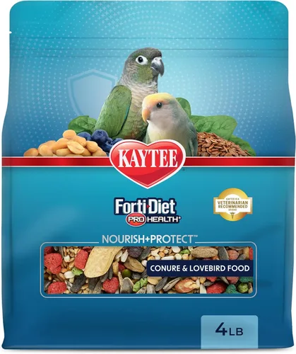 Vista 8 de Kaytee Forti-Diet Pro Health Egg-Cite Pet Conure & Lovebird Food, 3 libras, (paquete de 2)