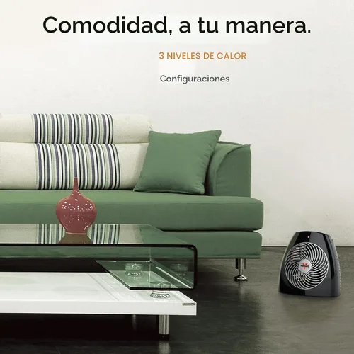 Vista 5 de Vornado MVH (2025) Calentador de espacio, 3 ajustes de calor, termostato ajustable, protección contra vuelco, sistema de apagado automático