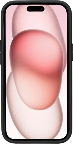 Vista 2 de BLACKBROOK York - Funda de piel de grano completo para iPhone 15 (6.1 pulgadas), color negro, iPhone 15