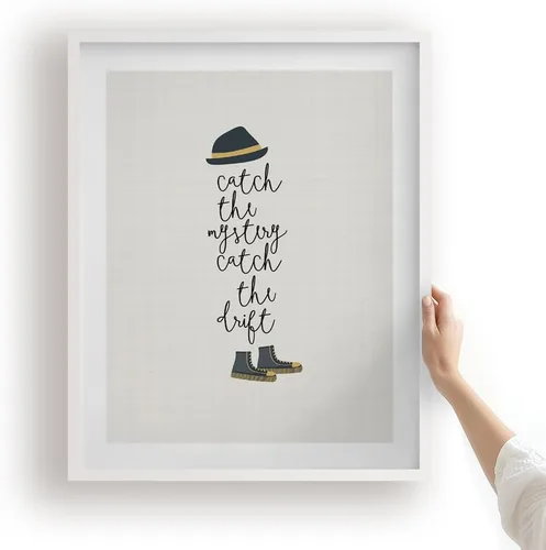Vista 4 de Song Lyric - Arte para pared, arte musical abstracto retro de mediados de siglo, regalo para papá y marido, póster para dormitorio de apartamento
