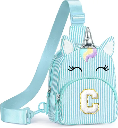 Vista 55 de YOOLIFE Regalos de cumpleaños para niñas y niños, bolsa de unicornio, Azul