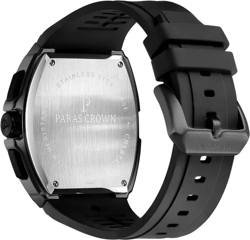 Vista 2 de Paras Crown - Reloj militar para hombre, movimiento japonés, impermeable, deportivo