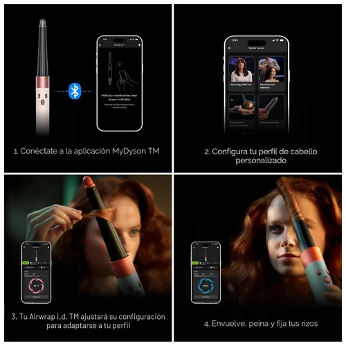 Vista 10 de Dyson Airwrap i.d.™ Multi-Styler Difusión completa para cabello rizado a rizado - Seda ámbar