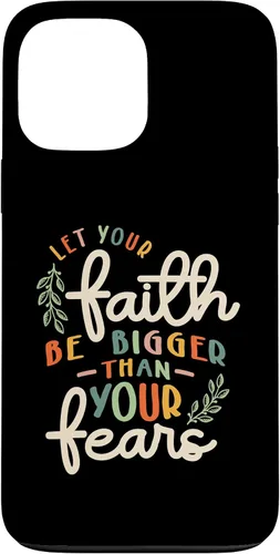 Vista 24 de Faith Over Fear Vintage Inspire Christian Design Case for iPhone 17