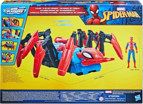 Vista 16 de Marvel Spider-Man Car Playset con función de explosión y figura de acción para niños a partir de 4 años