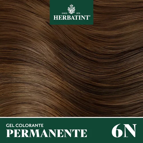 Vista 3 de Herbatint Gel permanente para el cabello 6n rubio oscuro, 5.1 fl oz