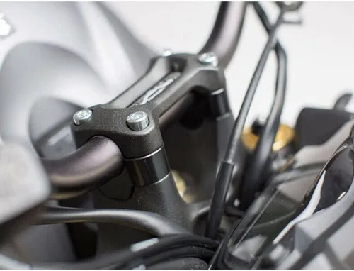 Vista 3 de Abrazadera elevadora de manillar Accesorios de motocicleta Elevadores de manillar Montaje Riser CNC Billet Aluminio para Tenere 700 TENERE700 XT700Z
