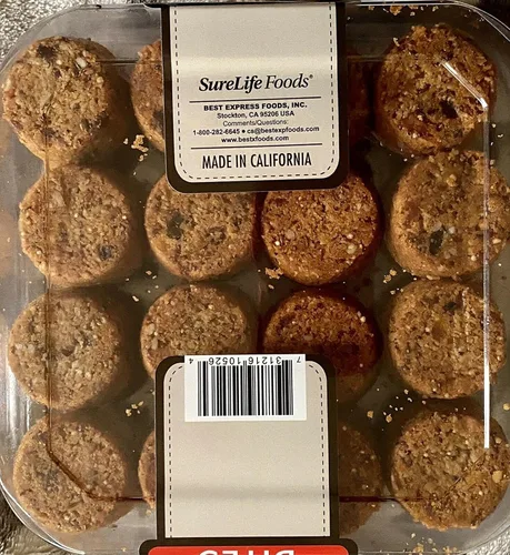 Vista 2 de Gourmet Kitchn SureLife Foods Bocados tradicionales australianos, galletas de proteína con quinua, chía, avena enrollada, 270 mg de omega-3 por