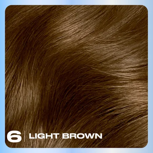 Vista 4 de Clairol Nice'n Easy Tinte Permanente para el Cabello, 6 Castaño Claro, Paquete de 3 6 marrón claro