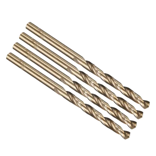 Vista 92 de PATIKIL Broca Jobber de 0.039 in, vástago recto M35 cobalto 5% acero de alta velocidad 135° acabado dorado para metal duro de acero inoxidable - 2