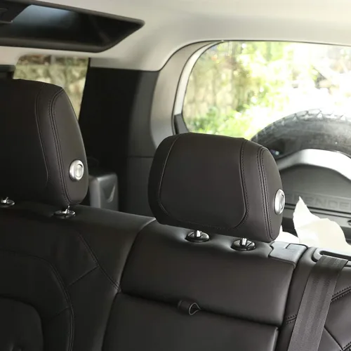Vista 4 de Cubierta de plástico ABS para decoración de botón de interruptor de asiento de automóvil para Land Rover Defender 110 2020 para Defender 90